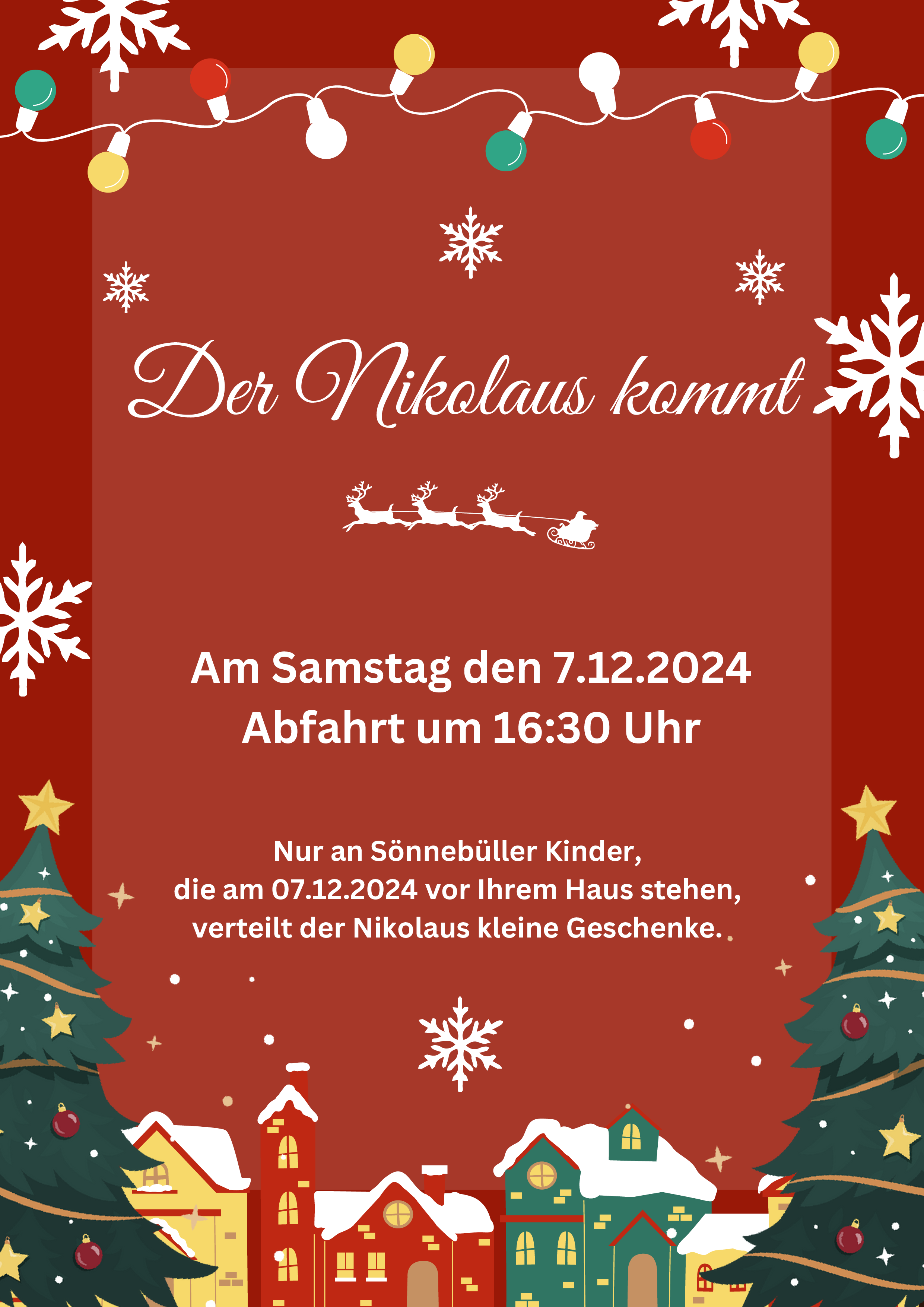 Der Nikolaus kommt